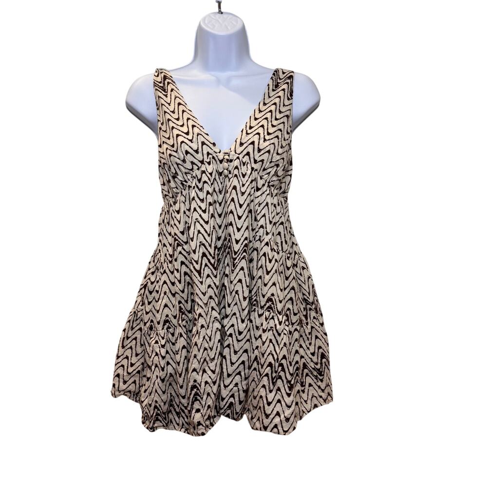 Urban Outfitters Desert Wave Babydoll Mini Dress